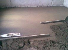 Монолитная бетонная стяжка